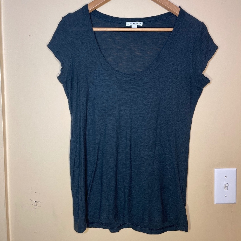 James Perse Dark Blue Women's Top